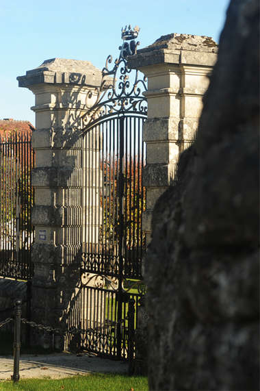 Image port d'un château local