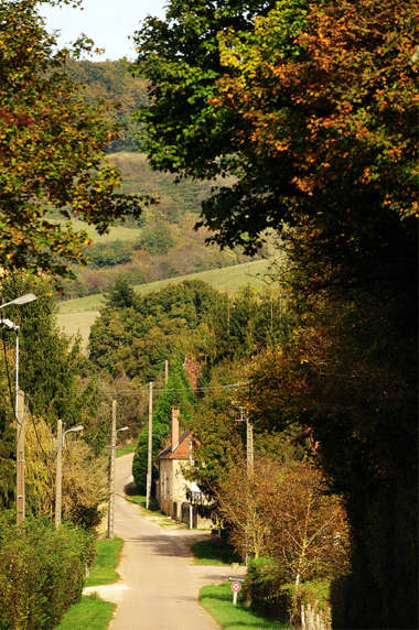 Image route in landscape